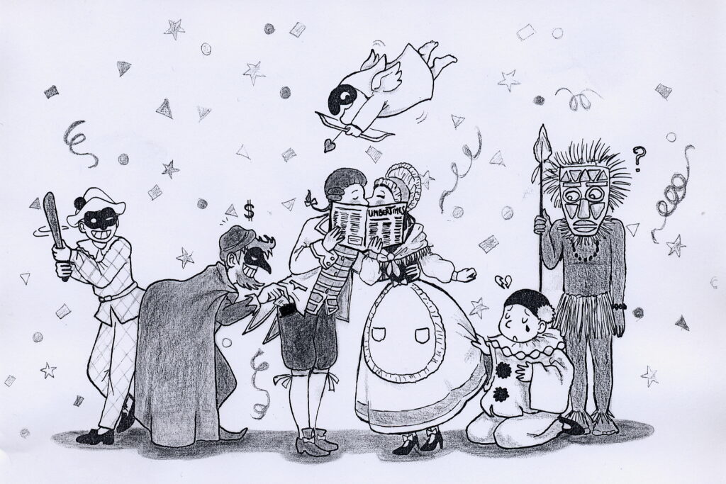 Carnevale Disegno realizzato da Elena Castiglioni (4A)